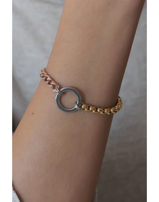 ® Çelik Mix Renk Kadın Bileklik