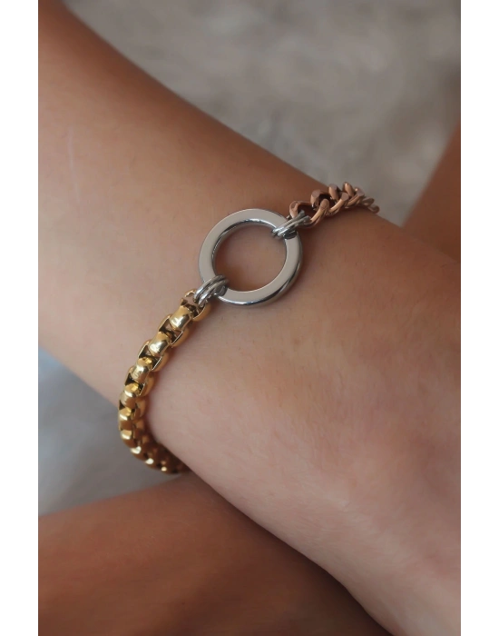 ® Çelik Mix Renk Kadın Bileklik