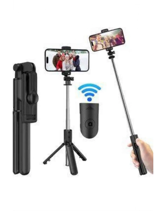 ® Cep Telefonu Tripod Standı Manyetik Selfie Sopa Bluetooth Uzaktan Kumandalı