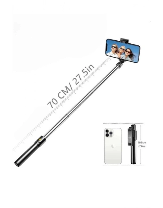 ® Cep Telefonu Tripod Standı Manyetik Selfie Sopa Bluetooth Uzaktan Kumandalı