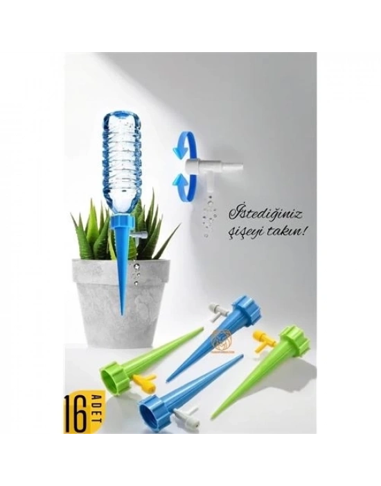 ® Çiçek Damlama Sulama Aparatı 16 Adet