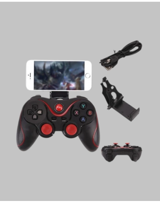 ® Çift Analog Joystick ve 14 Tuşlu Bluetooth Oyun Kumandası