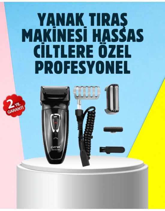 ® Çift Başlıklı Taşınabilir Tıraş Cihazı