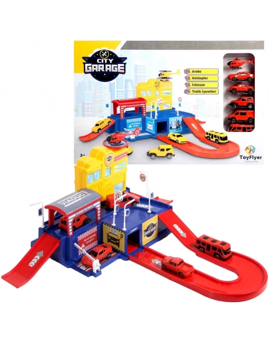 ® City Garage Otopark Oyun Seti