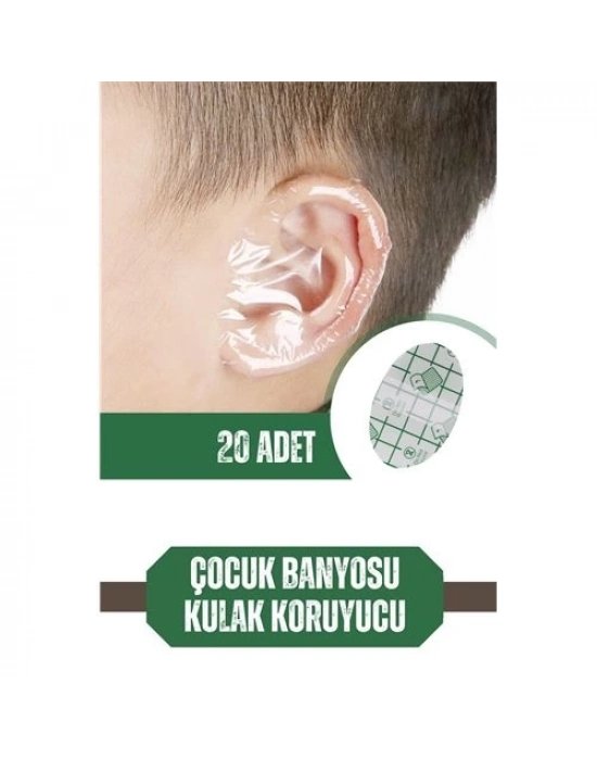 ® Çocuk Banyo Kulak Koruyucu Su Geçirmez 20 Adet