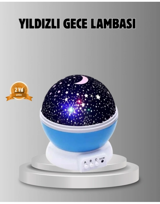 ® Çocuk Gece Lambası 6 Modlu Renkli LED Enerji Tasarruflu Masal Işığı