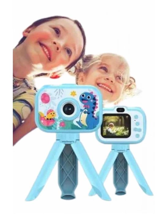 ® Çocuk Için Eğitici Video Kamera Ayaklı Mini Fotoğraf Makinesi
