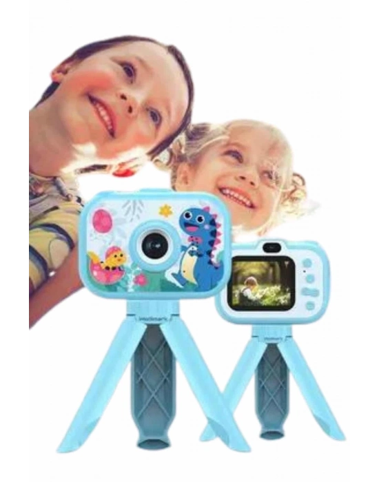 ® Çocuk Için Eğitici Video Kamera Ayaklı Mini Fotoğraf Makinesi