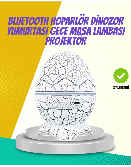 ® Çocuk Odası İçin Galaxy Projektör + Beyaz Gürültü + Uzaktan Kumandalı