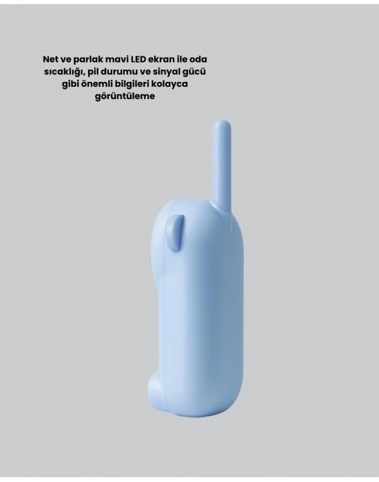 ® Çocuk ve Bebek Telsizi – 22 Kanal, VOX Modu, USB Şarjlı, Renkli Ekran