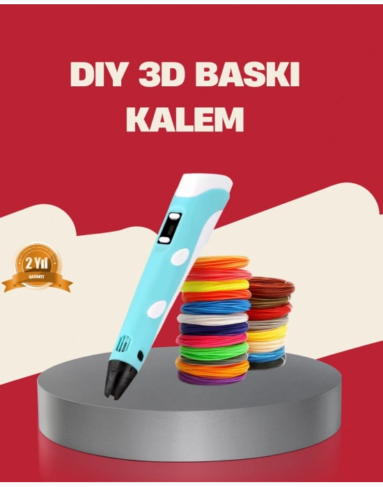 ® Çocuklar İçin Güvenli 3D Yazıcı Kalem
