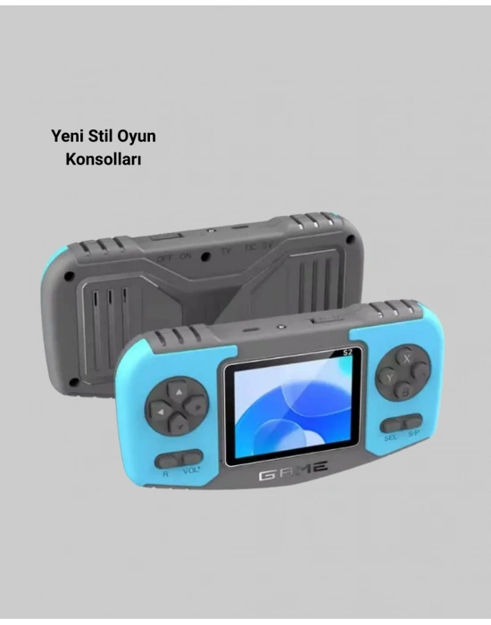 ® Çocuklara Özel Retro Oyun Konsolu Portatif Eğlence Cihazı