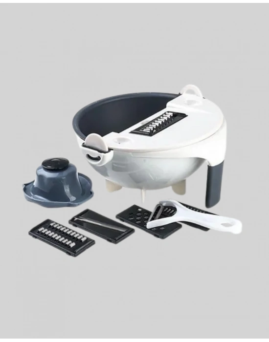 ® Çok Amaçlı Hazneli Sebze Rende Doğrayıcı ve Soyucu