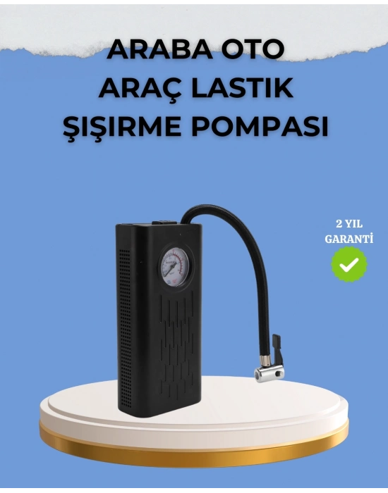 ® Çok Fonksiyonlu Dijital Gösterge Elektrikli Lastik Pompası