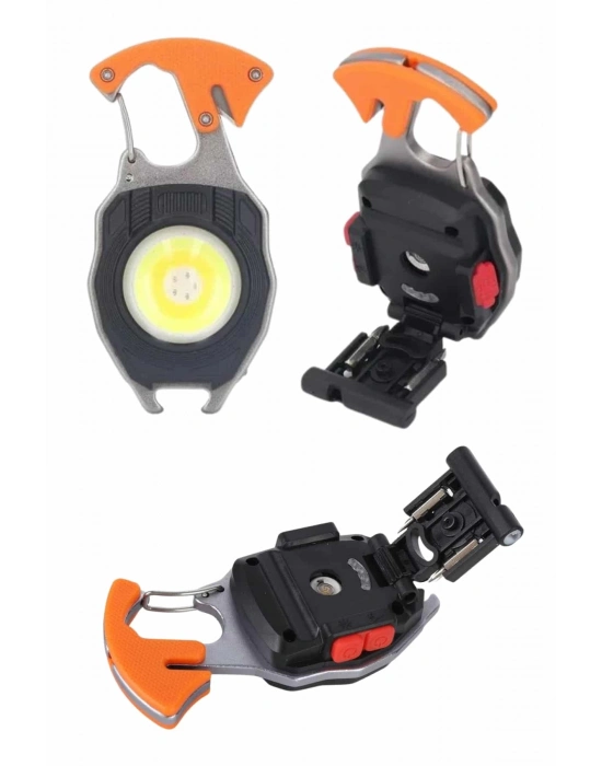 ® Çok İşlevli Acil Durum Işığı USB Şarjlı Cep Feneri 7 Farklı Mod