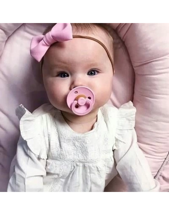 ®   Kauçuk Emzik 0-6 Ay Pink