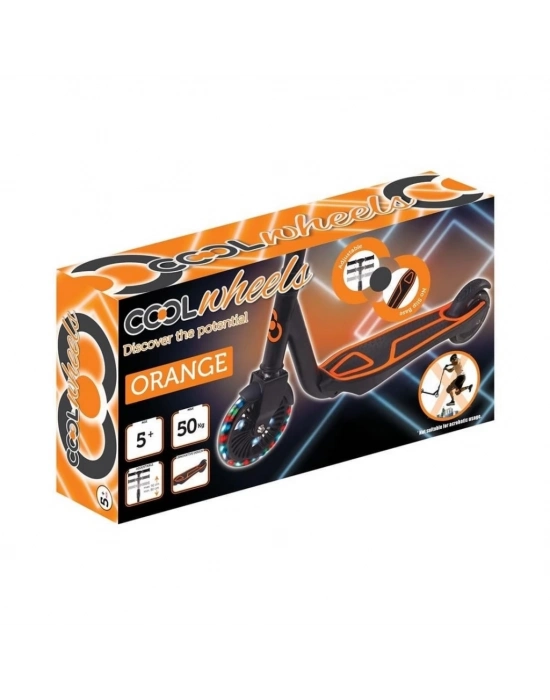 ®  2 Tekerlekli Işıklı Scooter Turuncu