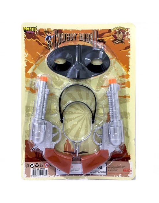 ® Cowboy Rodeo Mahmuzlu Kartela Kovboy Seti