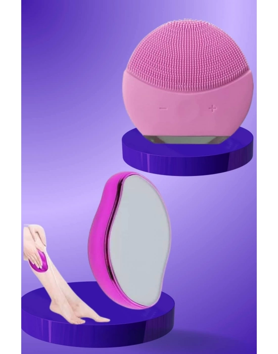 ® Crystal Eraser Epilasyon Aleti ve Titreşimli Yüz Temizleme Masaj Aleti