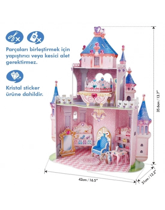 ® CubicFun Prenses Gizli Bahçe Şatosu 3D Puzzle