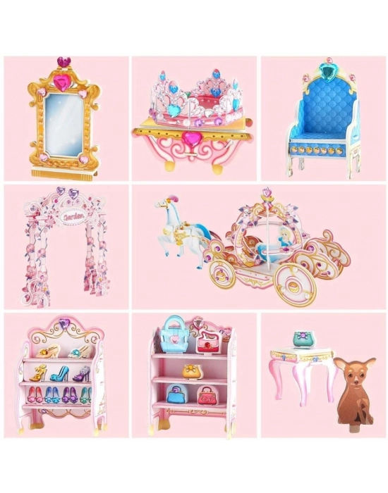 ® CubicFun Prenses Gizli Bahçe Şatosu 3D Puzzle