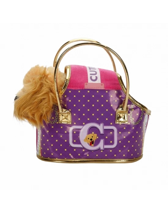 ® Taşıma Çantalı Peluş Köpek