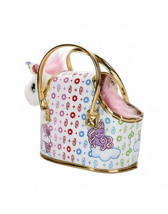 ® Taşıma Çantalı Peluş Unicorn Lou Lou
