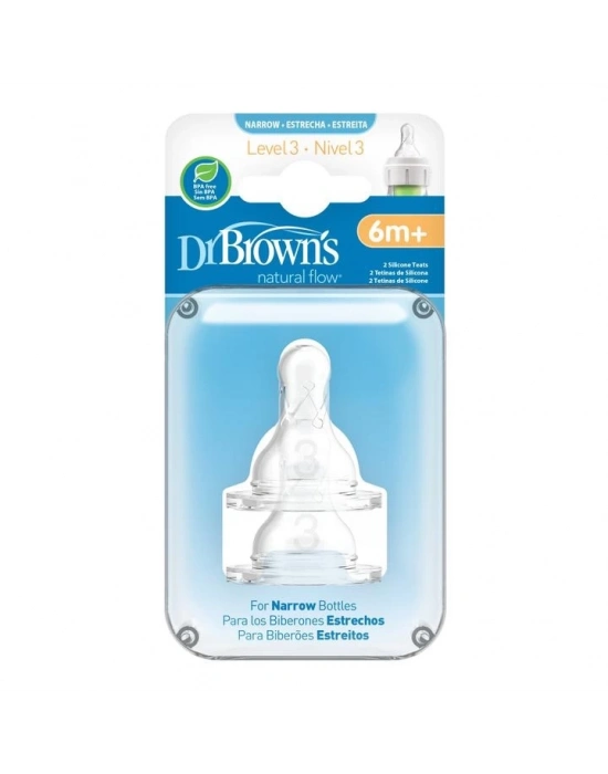 ®   Dar Ağız 3.Evre 2Li Silikon Biberon Emziği