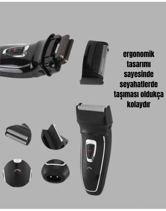 ® Darbelere Dayanıklı Kablosuz Erkek Tıraş Aleti