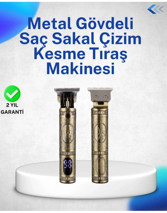 ® Dayanıklı Çelik Kafa ve Güçlü Motorlu Saç Sakal Makinesi