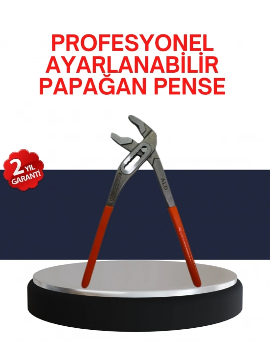 ® Dayanıklı Çelik Papağan Pense Ergonomik Yalıtımlı Sap