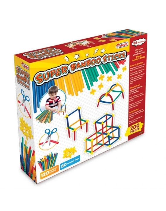 ® Süper Bambu Çubukları 200 Parça