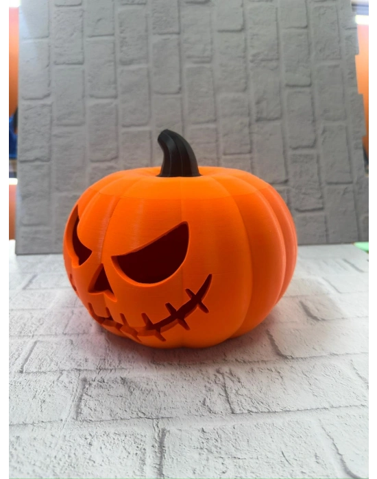 ® Dekoratif Balkabağı Şekerlik 21×15 cm Kapaklı Turuncu Kutu