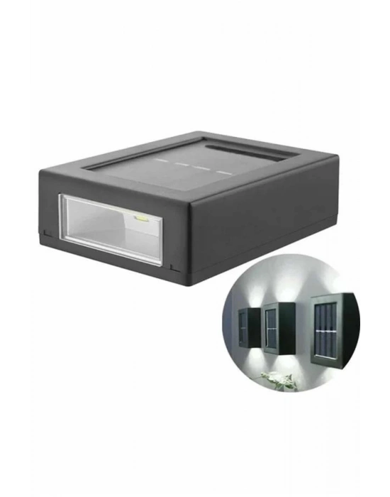 ® Dekoratif Duvar Lambası Solar Güneş Enerjili Bahçe Aydınlatması