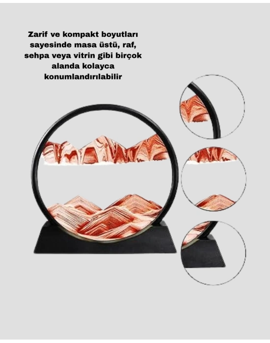 ® Dekoratif Kum Saati – Şık Masa Üstü Aksesuar, Dayanıklı Malzeme, Modern ve Klasik Tasarım