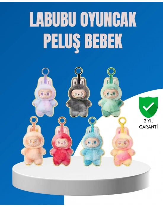 ® Dekoratif Labubu Karakter Figürü – Kaliteli Peluş Malzeme