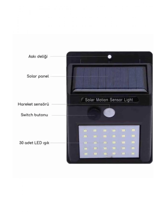 ® Dekoratif Lamba Güneş Enerjili Aydınlatma Dış Mekan Lambası