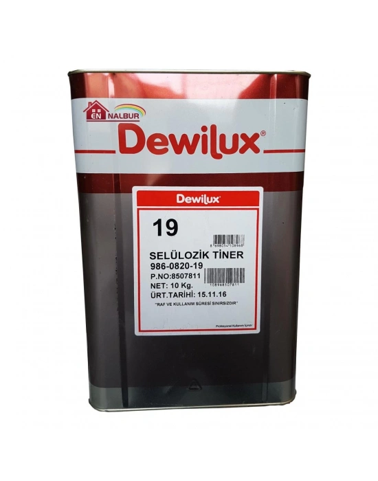 ® Dewilüx Selülozik Tiner 10 Kg (12 Litre)
