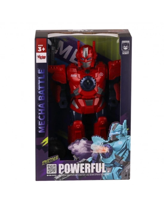 ® DF-6052 Işıklı ve Müzikli Buhar atan Robot -Vardem Oyuncak