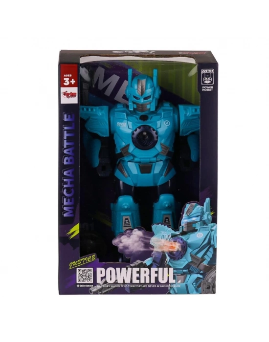 ® DF-6052 Işıklı ve Müzikli Buhar atan Robot -Vardem Oyuncak