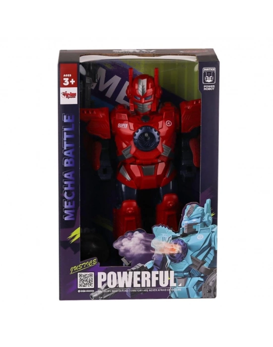 ® DF-6052 Işıklı ve Müzikli Buhar atan Robot -Vardem Oyuncak