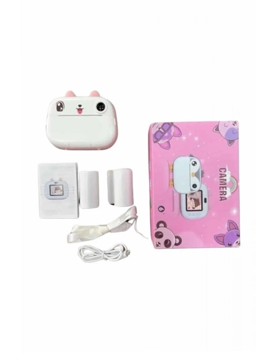 ® Dijital HD Video Kamera Çocuk Fotoğraf Makinesi  Anlık Termal Rulo