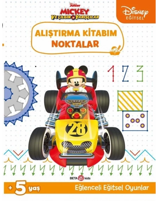®  Eğitsel Mickey ve Çılgın Yarışçılar Alıştırma Kitabım Noktalar