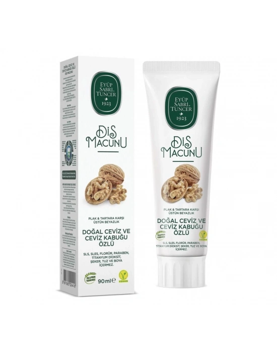 ®   Doğal Diş Macunu 90 Gr Ceviz & Ceviz Kabuğu Özlü