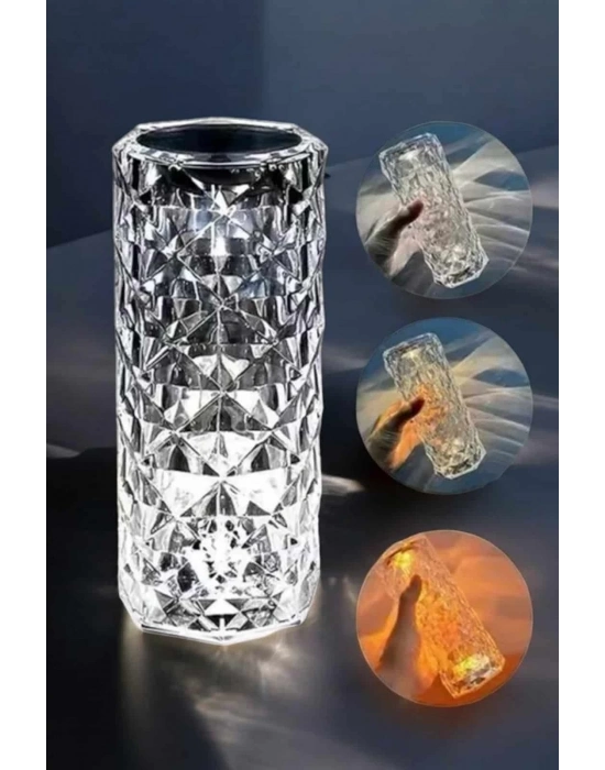 ® Dokunmatik Kristal Gece Lambası Hediyelik