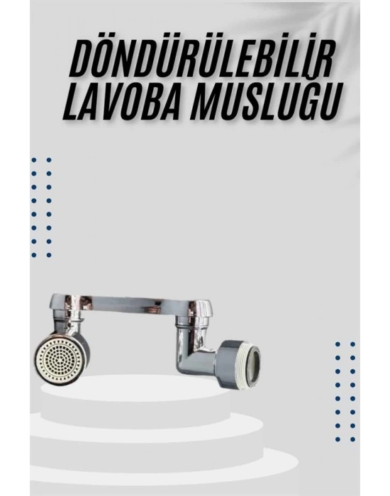 ® Dönebilen Musluk Başlığı Akrobat Mutfak Banyo Musluk Ucu Başlığı Oynar Başlıklı