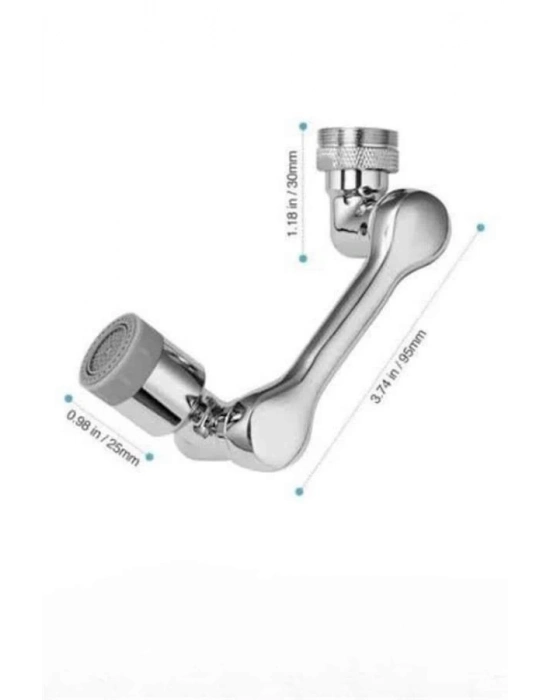 ® Dönebilen Musluk Başlığı Akrobat Mutfak Banyo Musluk Ucu Başlığı Oynar Başlıklı