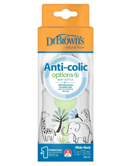 ®   Geniş Ağız PP Antikolik Options Biberon 150 ml Erkek