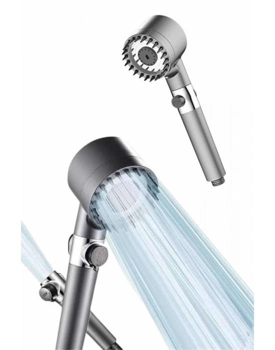 ® Duş Başlığı Profesyonel Masaj Başlıklı 3 Modlu Yeni Nesil Masaj Uçlu Su Tasarruflu