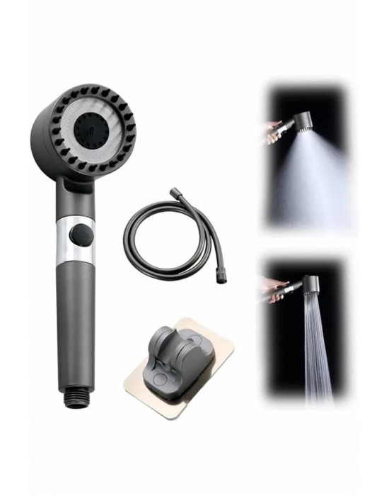 ® Duş Başlığı Yüksek Basınçlı Masaj Taraklı 3 Kademeli